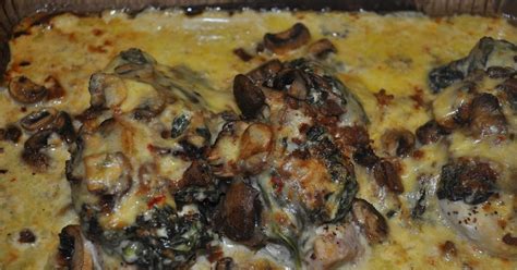 Beths Favorite Recipes Smothered Chicken With Creamed Spinach Bacon