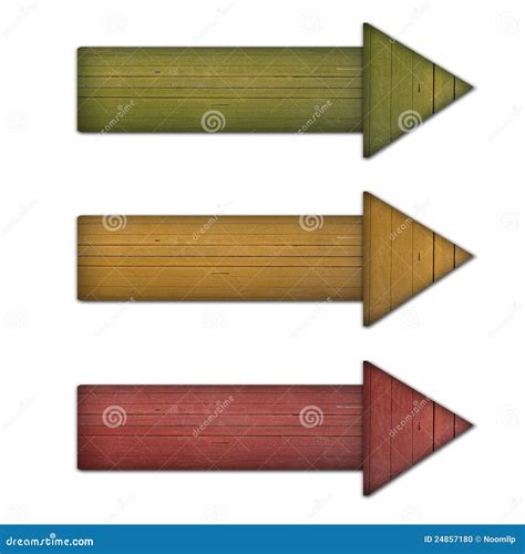 Arrow wood color stock photo. Image of isolated, guidepost - 24857180