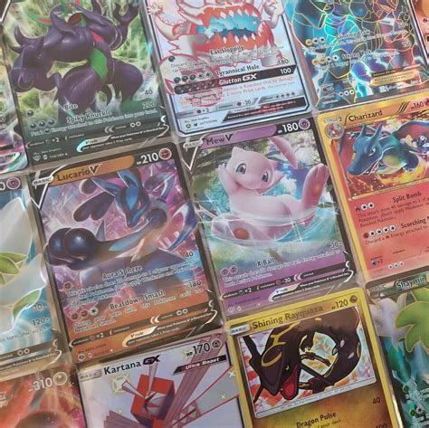 Pokemon Tcg Assorted Cards Ex Gx V Vmax Vstar Charizard Mint Cards