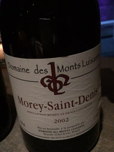 Domaine Des Monts Luisants Morey Saint Denis Vivino US