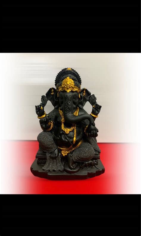 Ganesha Black Gold Bucha 2 Hobbies And Toys Memorabilia And Collectibles