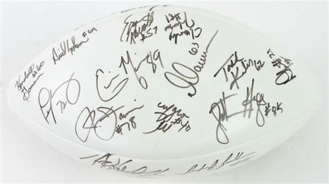 Lot Detail 1994 Pittsburgh Steelers Team Signed Nfl 75th Anniversary