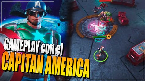 GAMEPLAY con CAPITÁN AMÉRICA SUPERSOLDADO en MARVEL REINO DE CAMPEONES