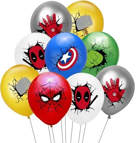 Balon Balony Zestaw Avengers Hulk Spiderman Szt Allegro Pl