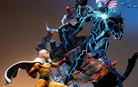 One Punch Man - Saitama vs. Boros Statue - Spec Fiction Shop