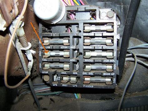 Fuse Box Diagram For A 1974 Corvette