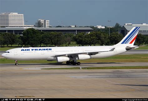 F GLZJ Airbus A340 313X Air France Abram Chan JetPhotos