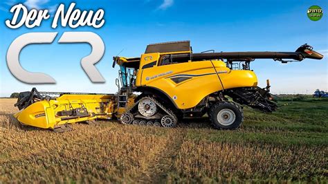 Der Neue New Holland Cr Hafer Dreschen In Dithmarschen Bauer