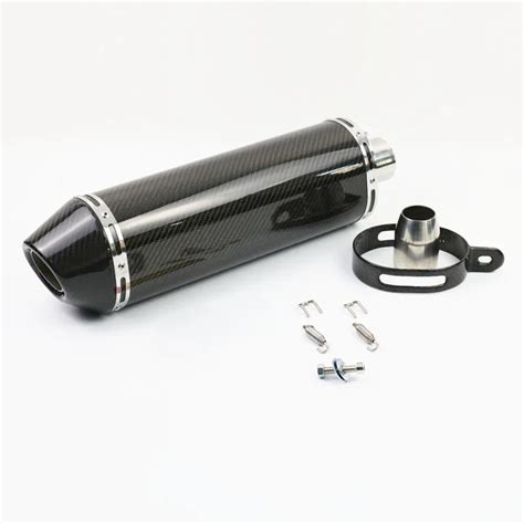 38 51mm Carbon Fiber 470mm Length Motorcycle Exhaust Universal Exhaust Modified Scooter Exhaust