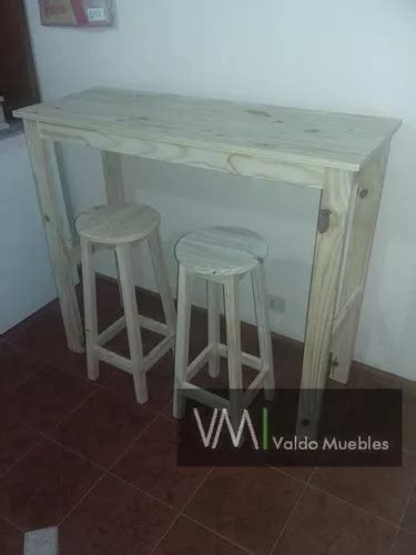 Mesa Barra Desayunador Mesa De Arrime Mesa Alta Pino Nat En Venta