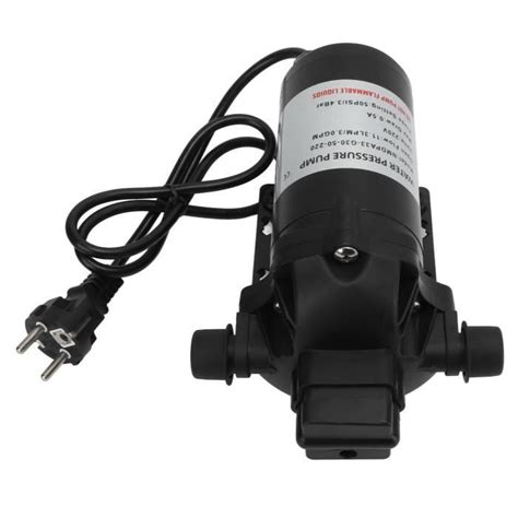 Akozon Pompe à eau auto amorçante 220V 11 3LPM 50PSI pompe à membrane à