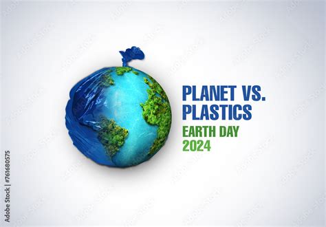 Planet Vs Plastics Earth Day Concept D Tree Background A