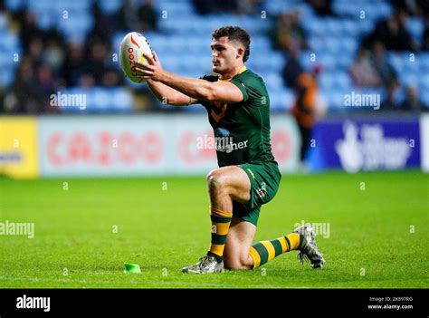 Australias Nathan Cleary During The Rugby League World Cup Group B