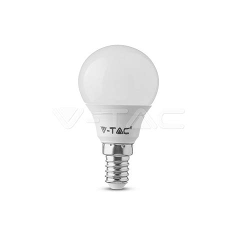 LED Крушка 5 5W E14 P45 3000K V TAC на изгодна цена dshome