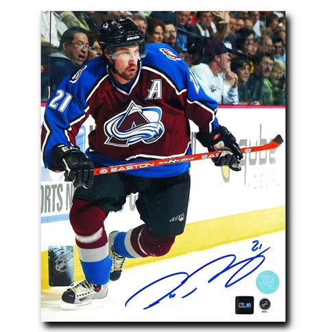 Peter Forsberg Colorado Avalanche Autographed Skating 8x10 Photo | CoJo ...