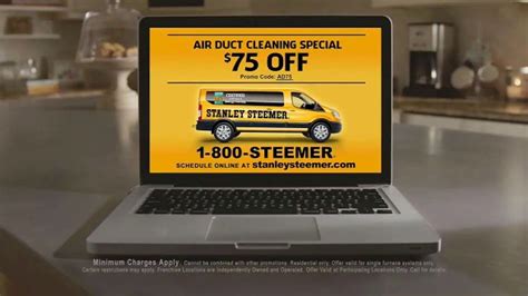 Stanley Steemer Air Duct Cleaning Special Tv Commercial 75 Off