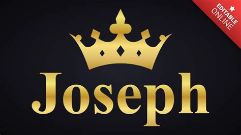 Joseph | Text Effect Generator