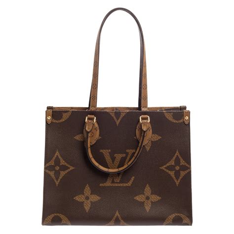 Louis Vuitton Reverse Monogram Canvas Giant Onthego MM Bag Louis