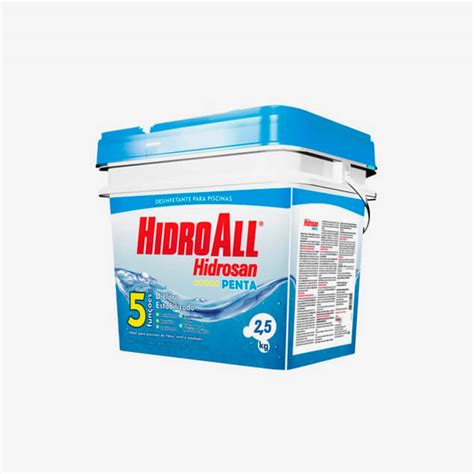 Hidroall Cloro Hidrosan Penta Kg Rialti