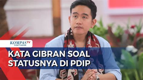 Gibran Akan Temui Ketua DPC PDIP Solo FX Rudy Soal KTA Statusnya Di