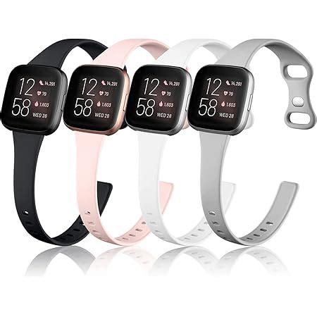 Amazon Pack Sport Bands Compatible With Fitbit Versa Fitbit