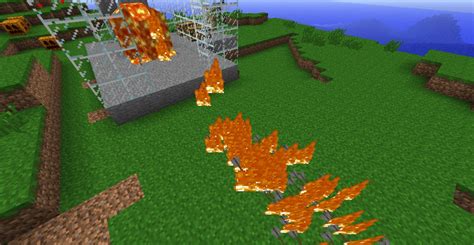 Full Automatic FlameThrower !!!!!!! Minecraft Map