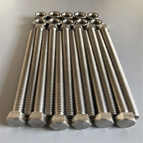 Monel K500 Hex Bolts And Nuts Nickel Alloy Fasteners China Monel K500