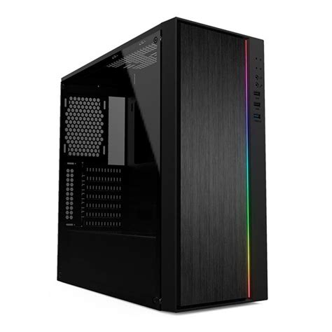 Gabinete Gamer Kwg Vela M Rgb Preto Pichau