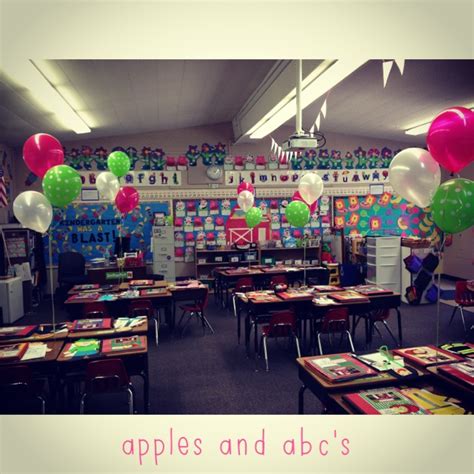 Open House in Kindergarten - Apples and ABC's