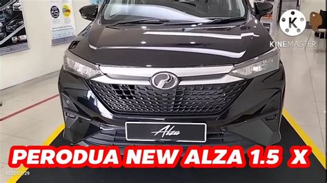 Perodua Alza Baru 202215 X Colour Elegant Black Youtube