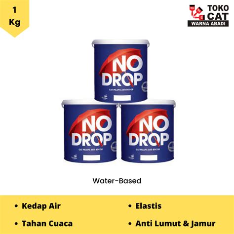 Jual Cat Tembok Waterproofing Anti Bocor No Drop Kg Shopee Indonesia