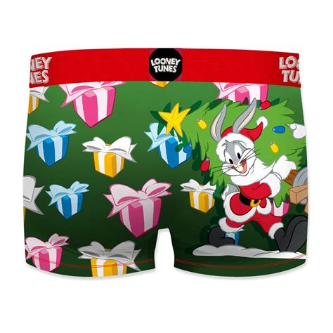 SPECIAL UNDERWEAR Freegun LOONEY TUNES BUGS BUNNY Boxer Homme Vert