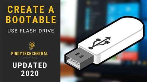 How To Create A Bootable Usb Flash Drive Updated Youtube