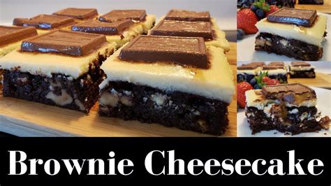 Brownie Cheesecake With Ghirardelli Youtube