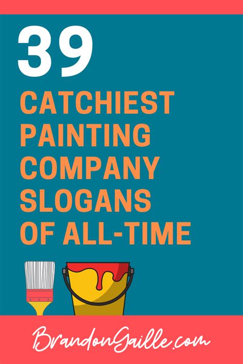 Catchy Painting Company Slogans And Taglines Brandongaille Art