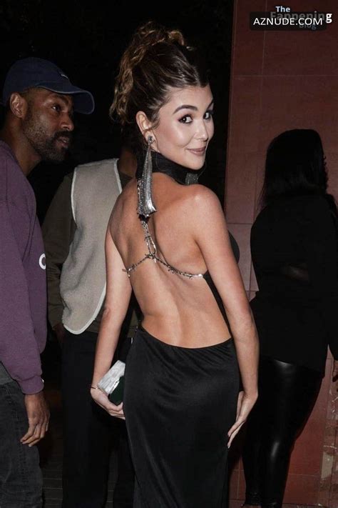 Olivia Jade Giannulli Sexy Looks Hot Wearing A Gorgeous Black Dress At The Vanity Fair Event In