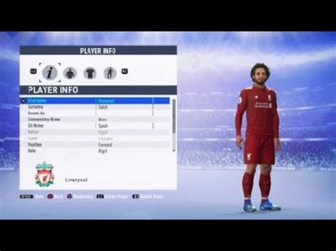 Mohamed Salah Fifa 19 Pro Clubs Look Alike Tutorial Liverpool FC