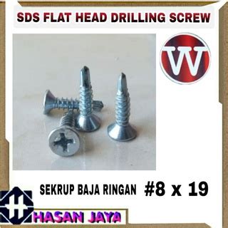 Jual Pcs Skrup Sekrup Roofing Sds Fh X X Baut Sekrup Baja