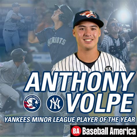 Somerset Patriots On Twitter Congratulations To Anthony Volpe On