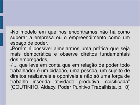 PPT Poder Diretivo Do Empregador PowerPoint Presentation Free