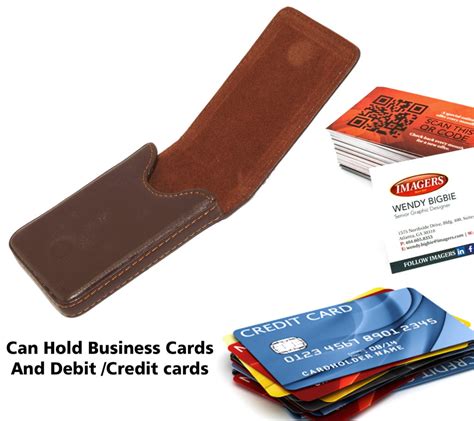 Nisun Pocket Sized Leather Stitched Credit Debit Business Visiting Card