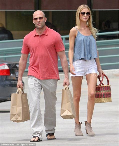 Flexing his muscles... and his wallet! Jason Statham goes on a shopping ...