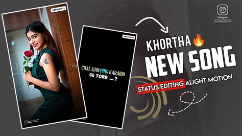 New Khortha Lofi Mixing Status Video Editing Alight Motion Reels