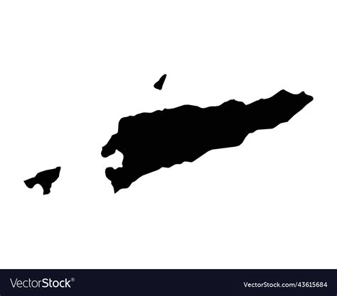 Timor Leste Map Royalty Free Vector Image Vectorstock