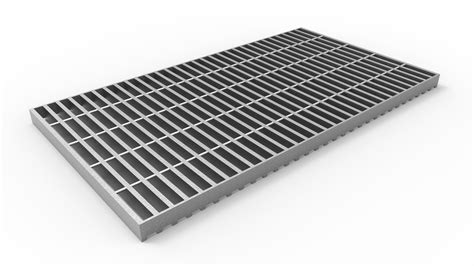 20 Wide Galvanized Steel Trench Drain Bar Grate Dura Trench