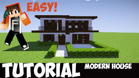 Minecraft Tutorial Cara Membuat Rumah Modern Youtube