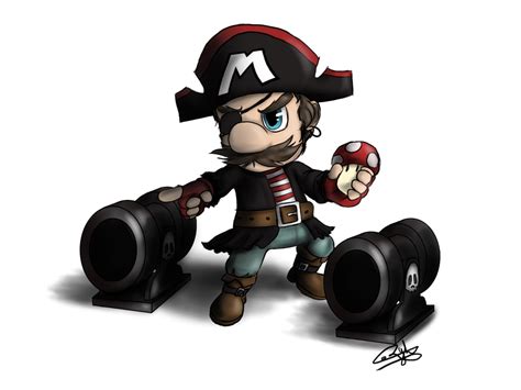 Pirate Mario By Ryhmozillafirefox On Deviantart