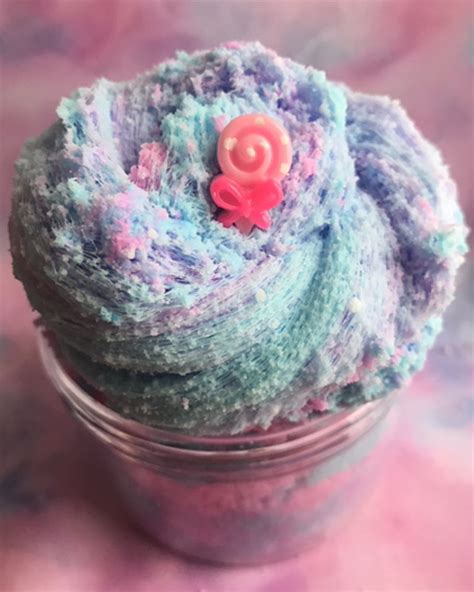 Cotton Candy Scented Cloud Slime W Charm Free Slime And Extras Etsy