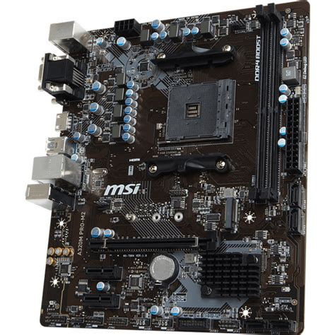 Placa Mãe MSI A320M PRO M2 V2 Chipset A320 AMD AM4 mATX DDR4