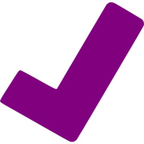 Purple check mark icon - Free purple check mark icons